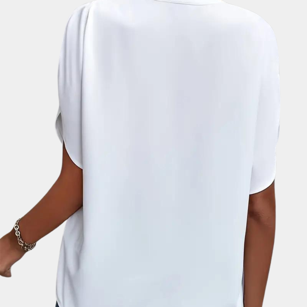 AIVA - Elegante Witte Blouse Voor Dames In Zomer 6