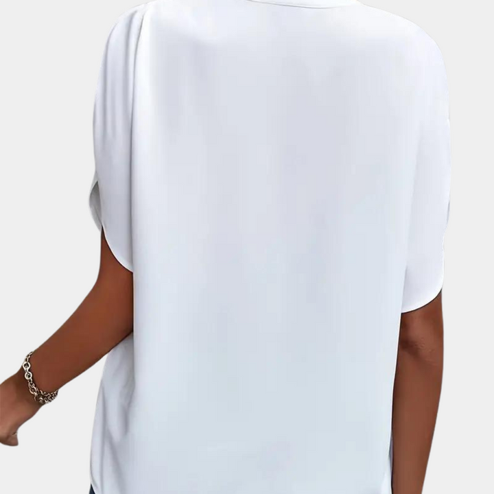 AIVA - Elegante Witte Blouse Voor Dames In Zomer 6
