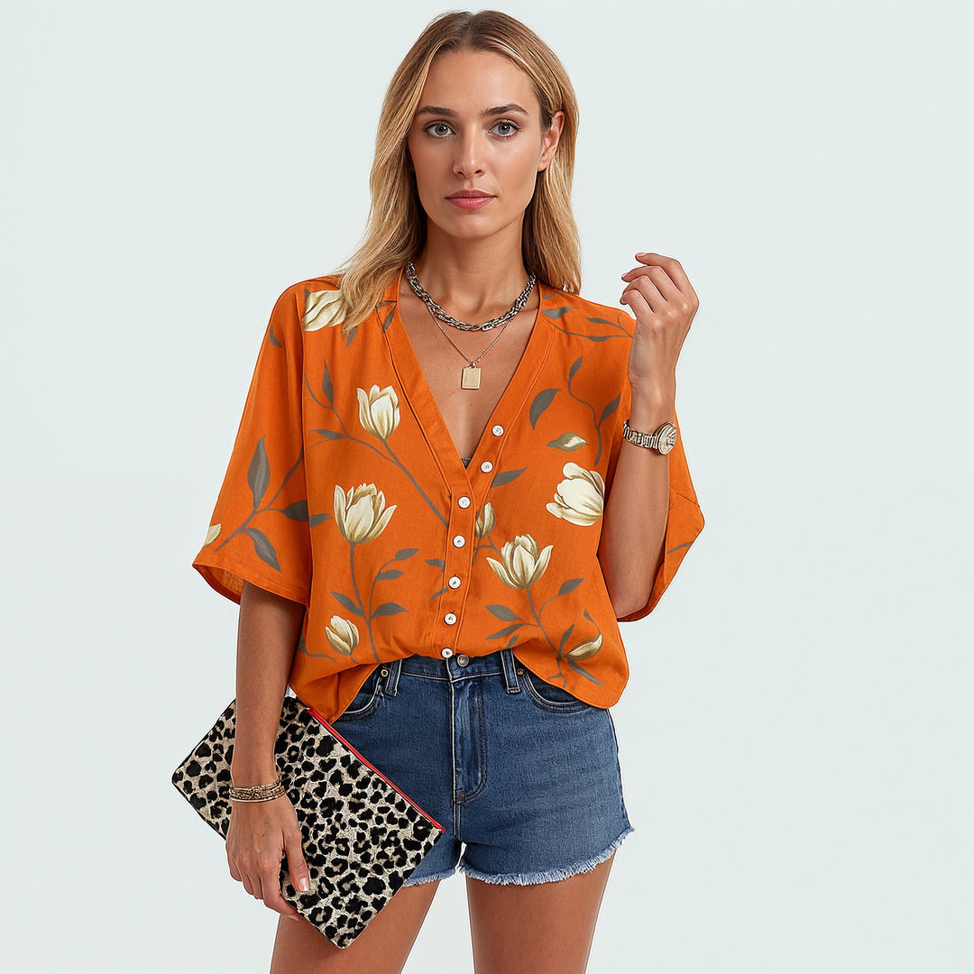 Stijlvolle Lange Blouse Voor Dames In De Zomer