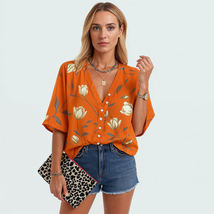 Stijlvolle Lange Blouse Voor Dames In De Zomer
