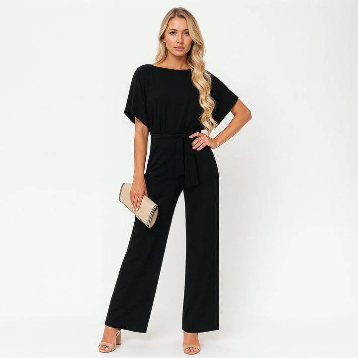 Stijlvolle Zwarte Jumpsuit Voor Dames Elegant