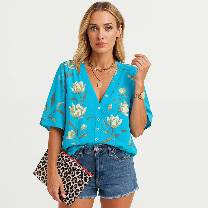 Stijlvolle Lange Blouse Voor Dames In De Zomer