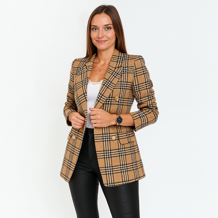 Stijlvolle Zwarte Blazer Voor Dames In Het Zomerseizoen