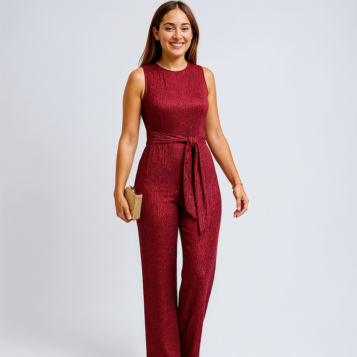 Stijlvolle Glitter Jumpsuit Voor Dames Voor Feestelijke Gelegenheden